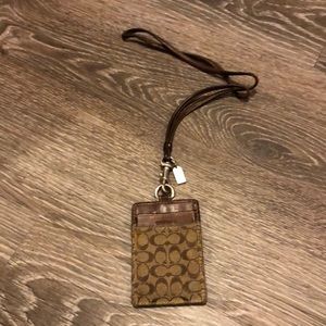 Authentic Coach lanyard